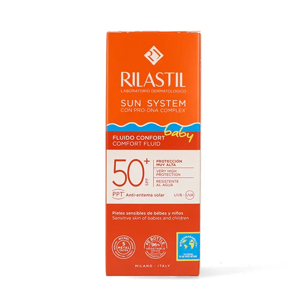 Детский фотопротектор Sun System 50+ Baby Comfort Rilastil, 50 ml — фото 2