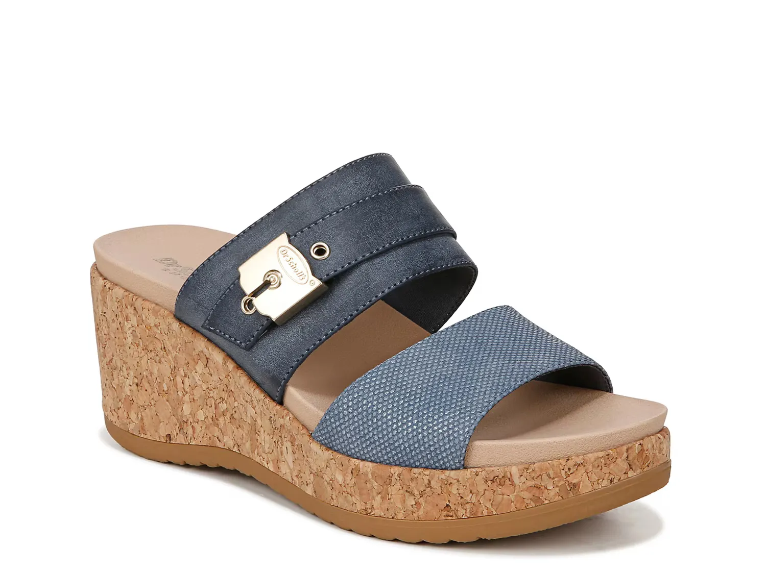 

Сандалии Cali Vibe Wedge Sandal Dr. Scholl'S, светло-голубой