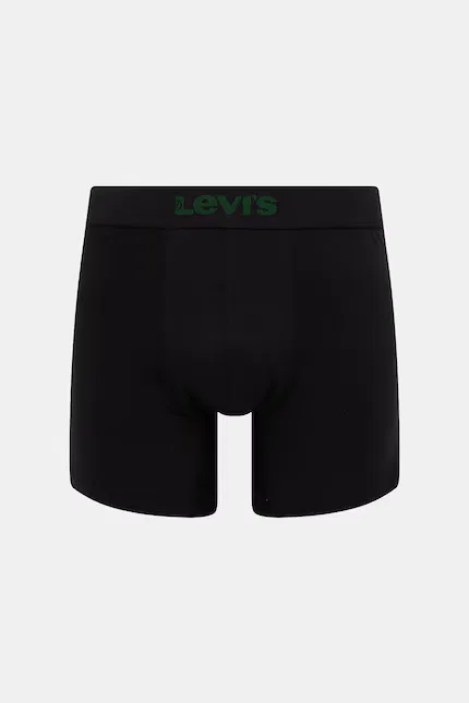 Боксеры из хлопка с эластаном 2 шт Levi's, зеленый — фото 2