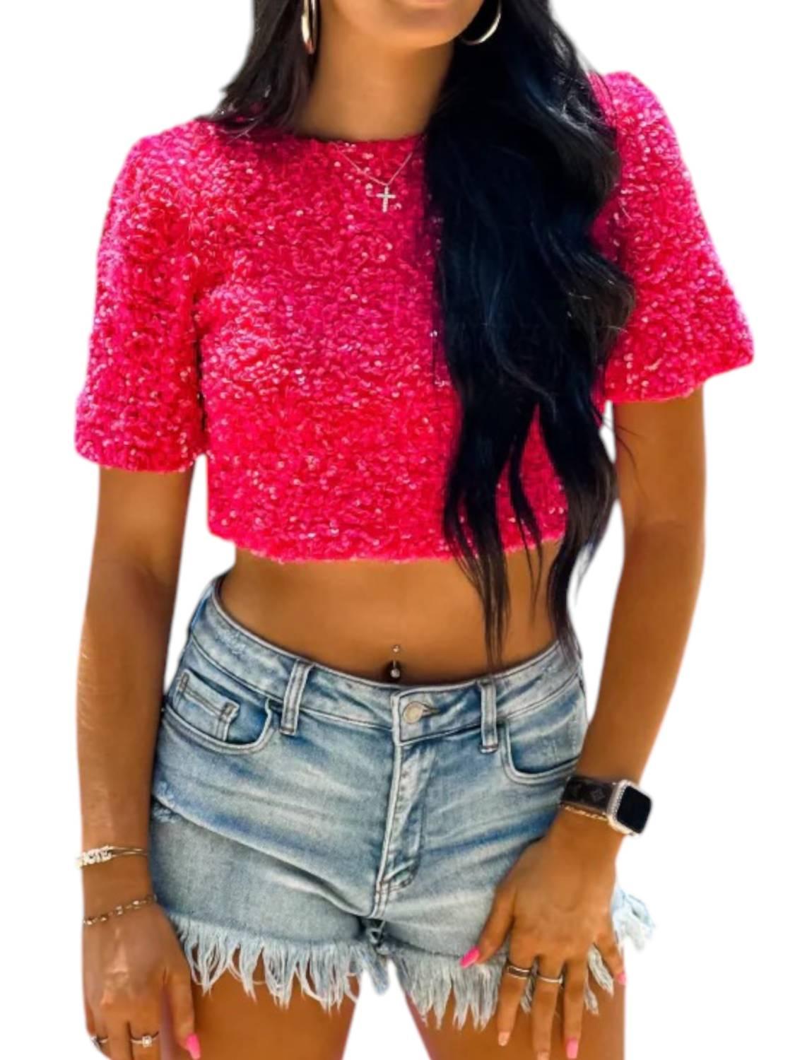 

Топ с пышными рукавами Fun Days Ahead в розовом цвете Cloud Ten