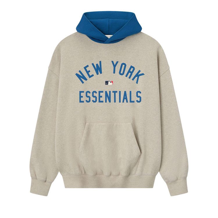 

Худи Fear of God Essentials Mets Sport Hoodie, Heather Stone/Blue Sapphire