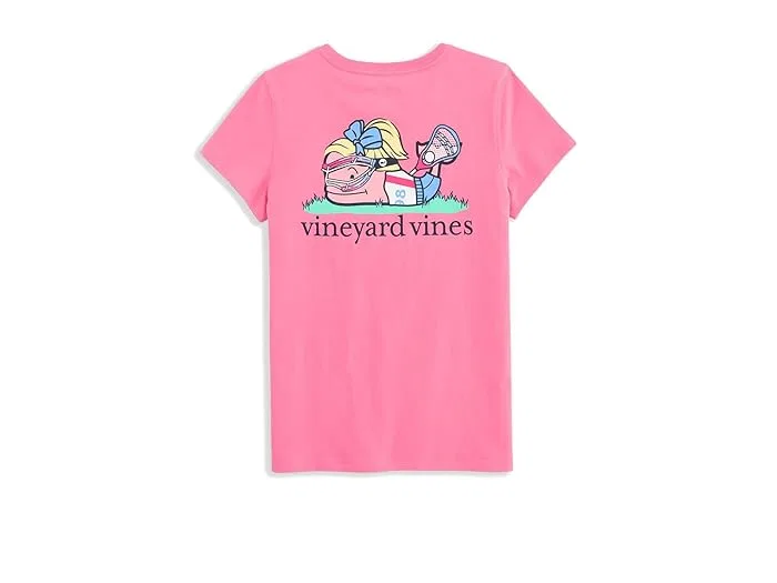 Футболка с карманом хлопок Short-Sleeve Pocket Tee Vineyard Vines Kids, Deep Bay 1 — фото 2