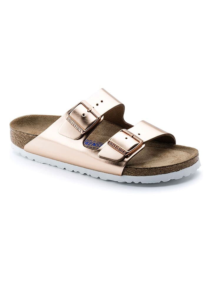 Мюли Birkenstock Leder Arizona, цвет rosegold — фото 2