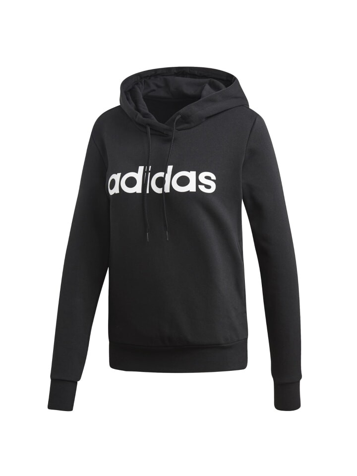 

Пуловер adidas Hoodie Linear Over Head Fleece, черный