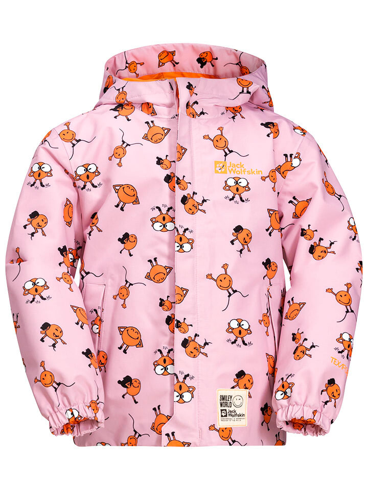 

Дождевик Jack Wolfskin Regenjacke Smileyworld, розовый