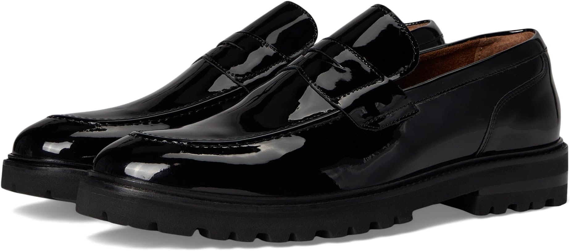 

Лоферы Stacy Adams Hazelton Penny Slip-On, цвет Black Patent