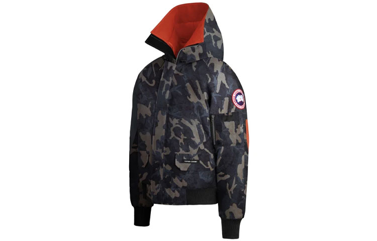 X Rhude X NBA SS21 Пуховик Зимний Унисекс Черный Камуфляж Canada Goose — фото 4