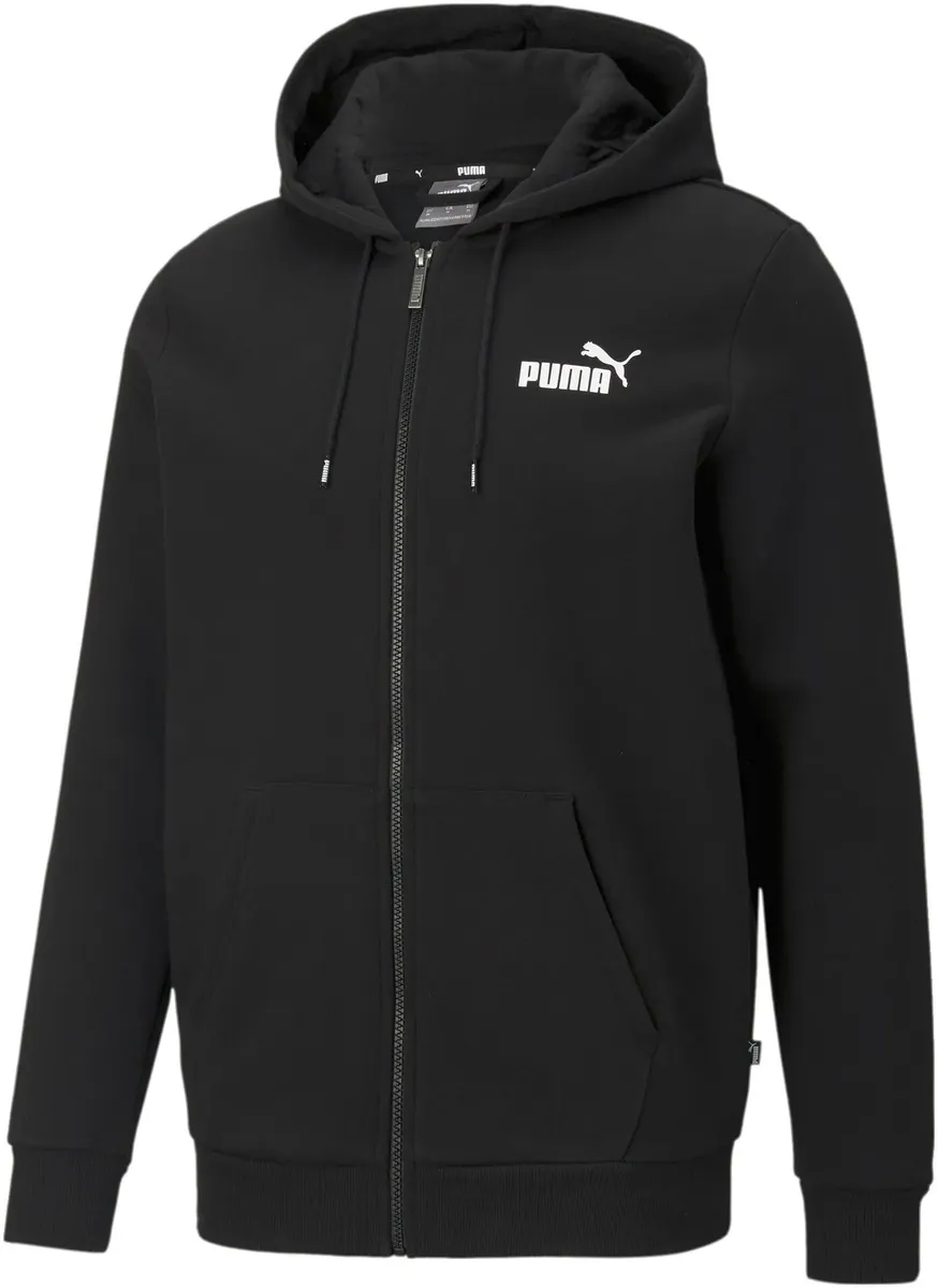 

Толстовка PUMA с капюшоном "ESS SMALL LOGO FZ HOODIE FL", цвет Puma Black