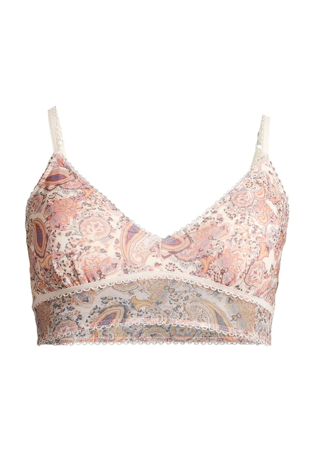 

Бюстье из сетки, без косточек, для женщин MANGUUN, цвет 1 Paisley Aop