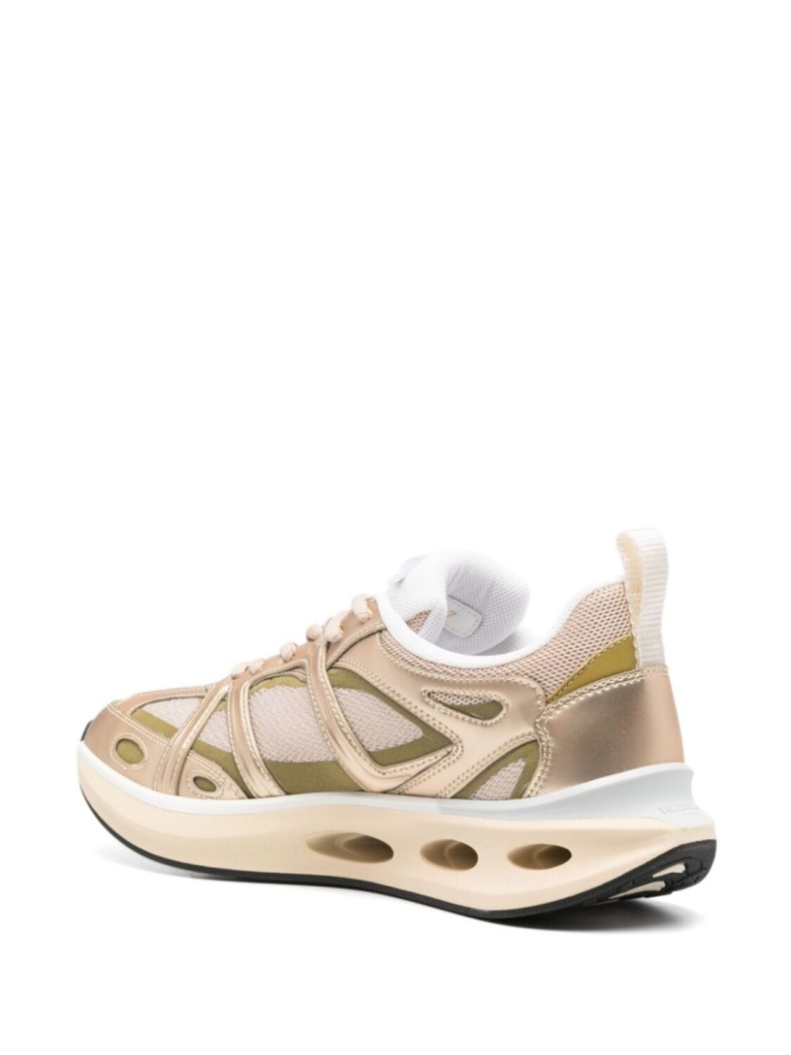 Valentino Garavani кроссовки Easyjog с логотипом VLogo Signature, золотистый — фото 3
