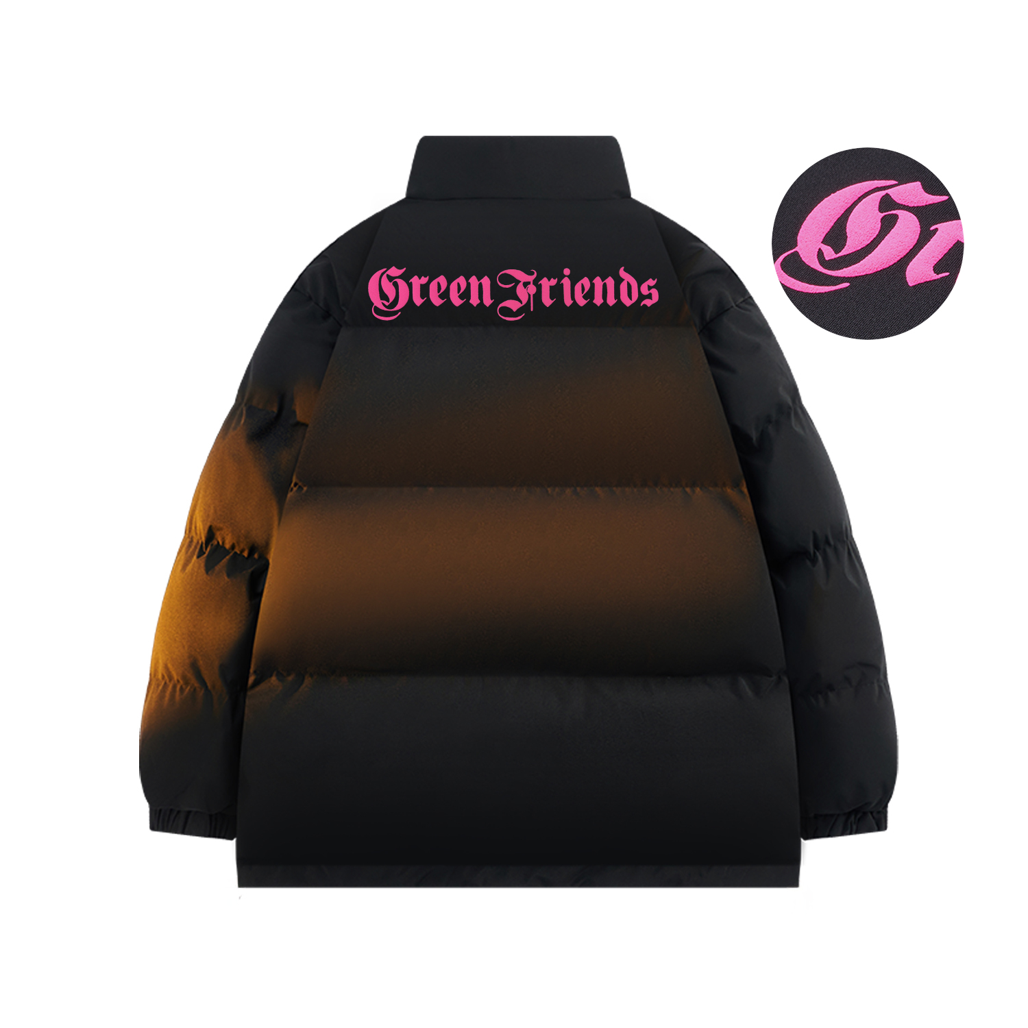 

Пуховик Unisex GF, Драконий фрукт черный
