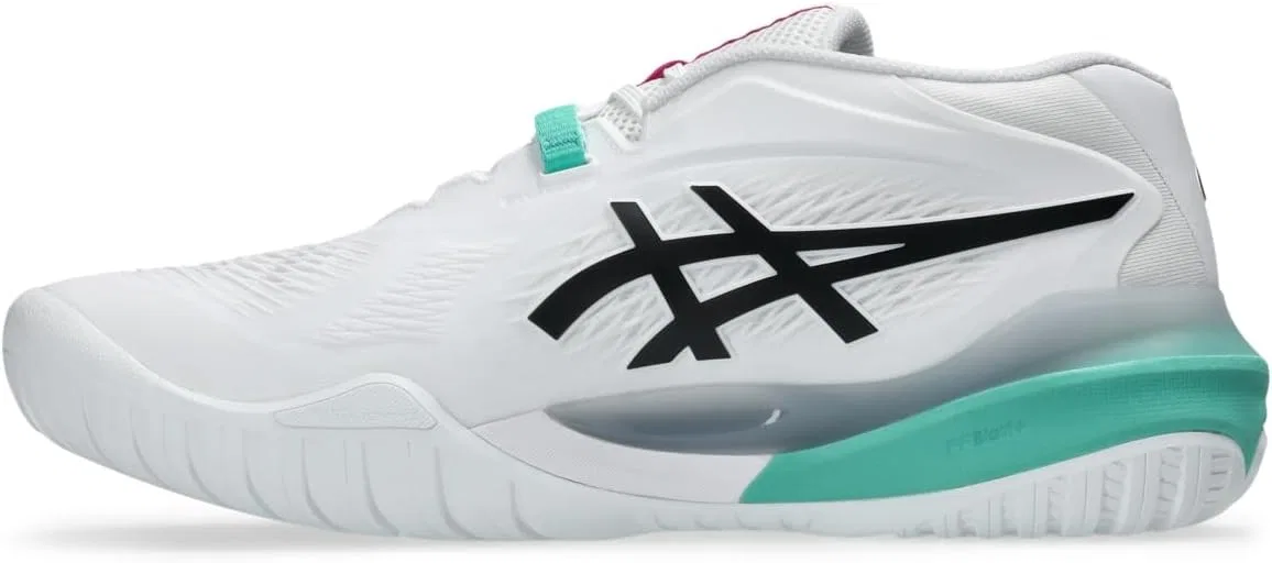 Кроссовки теннисные ASICS, цвет White/Aurora Green — фото 4