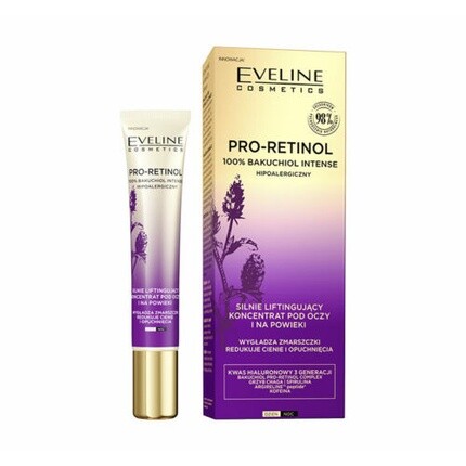 

Eveline Pro-Retinol 100% Bakuchiol Сильный лифтинг-концентрат для глаз 20 мл, Серый, Eveline Pro-Retinol 100% Bakuchiol Сильный лифтинг-концентрат для глаз 20 мл