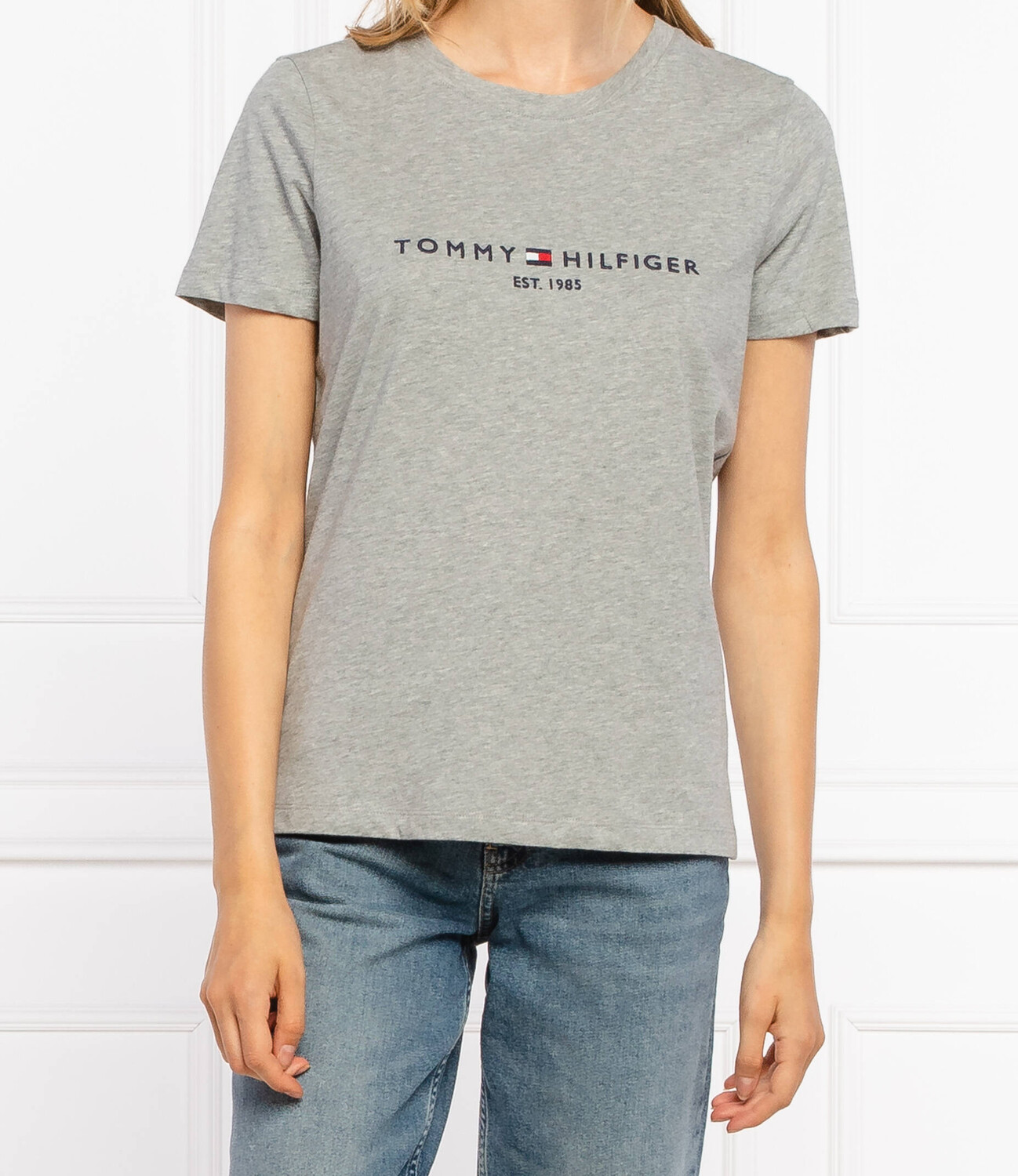 

Футболка Tommy Hilfiger regular fit, серый