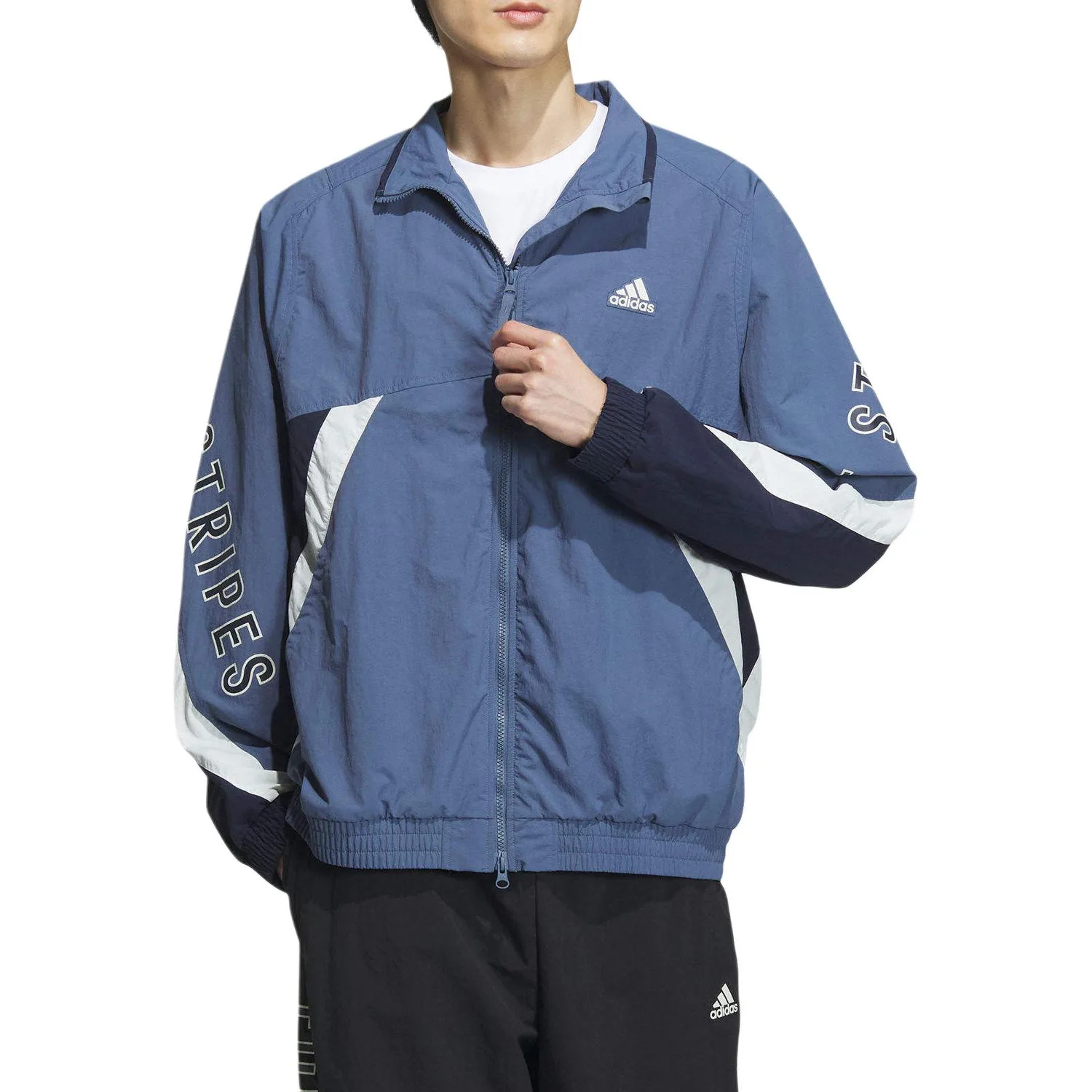 Adidas Куртка Japan Version Unisex синяя — фото 3