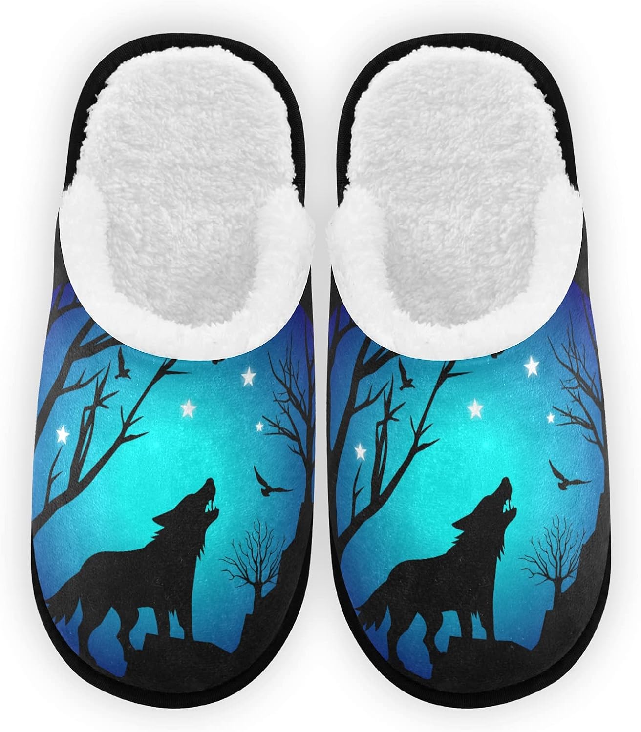 

Тапочки Umidedor мягкие, нескользящие, для дома, спальни, отеля, путешествий и спа, Wolf