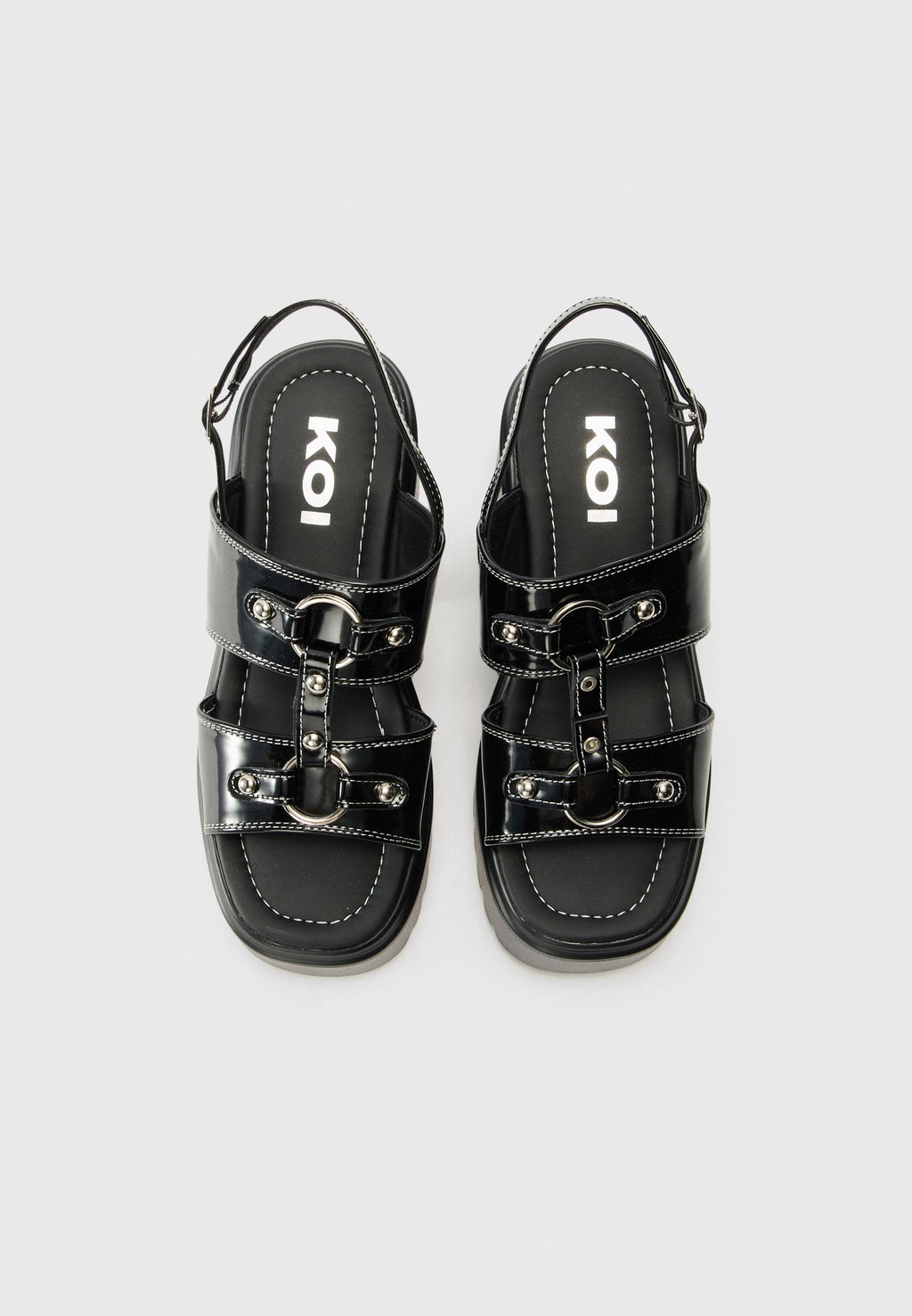 Босоножки на высоком каблуке SKARO Koi Footwear, черный — фото 4