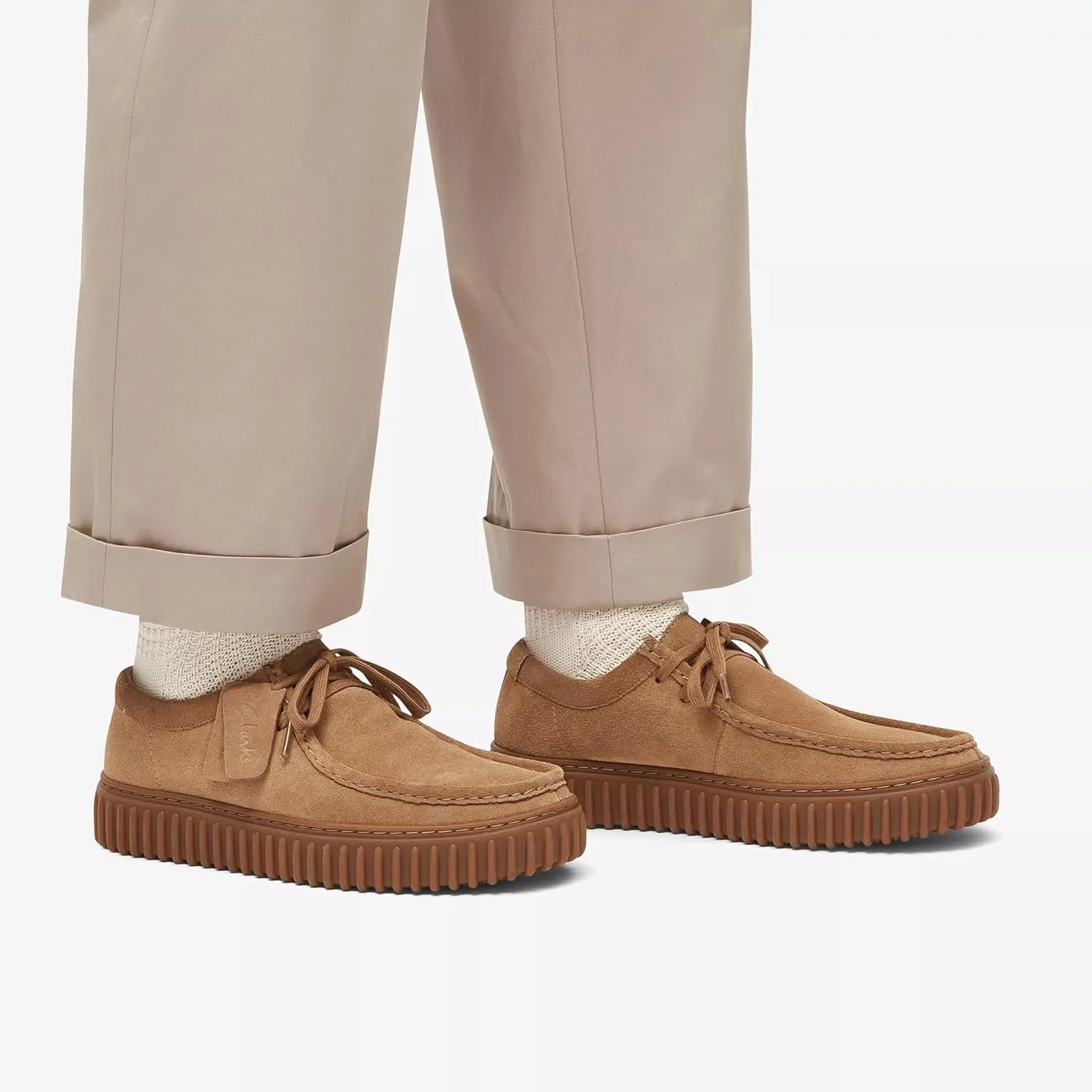 Мужские туфли Clarks Torhill Lo, бежевый — фото 4