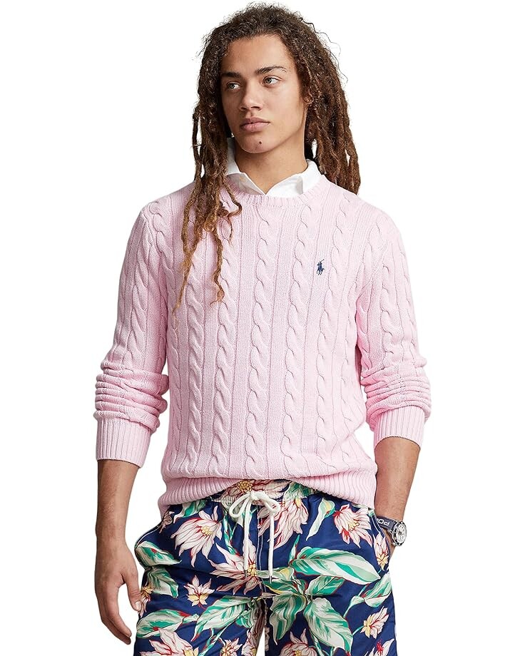 

Свитер Polo Ralph Lauren Cable-Knit Cotton, розовый