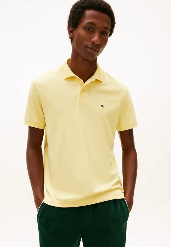 Рубашка-Поло стандартного кроя с вышивкой флага Tommy Hilfiger, Citronella