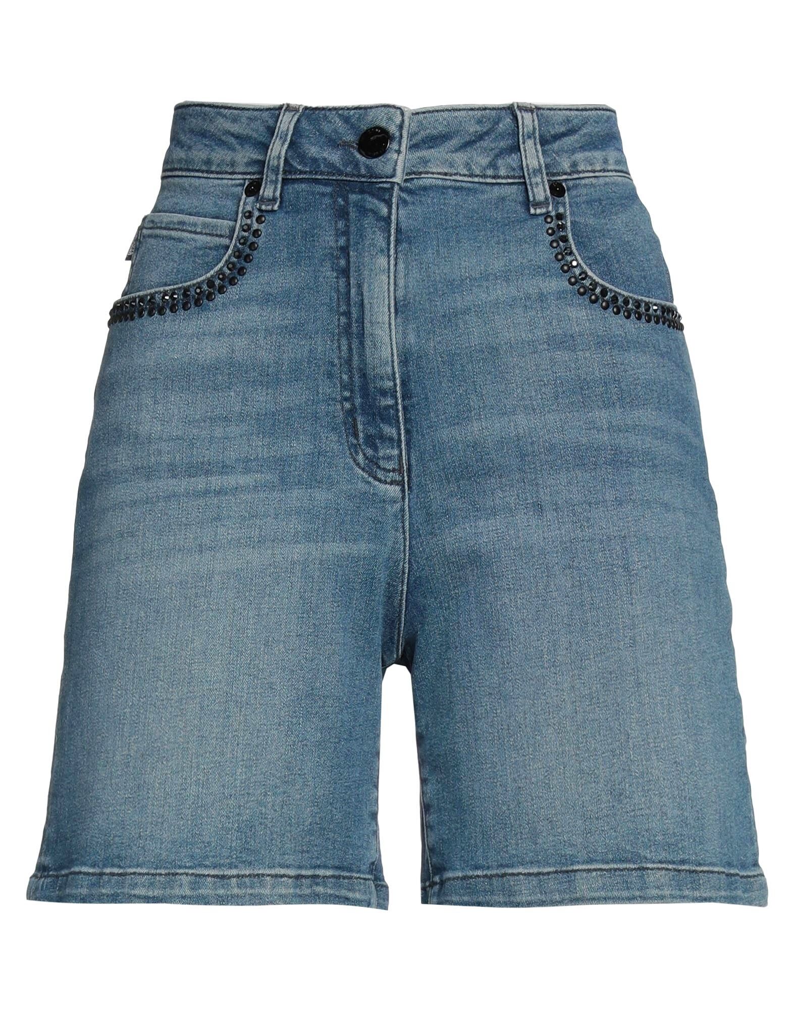 

Джинсовые шорты Moschino, синий