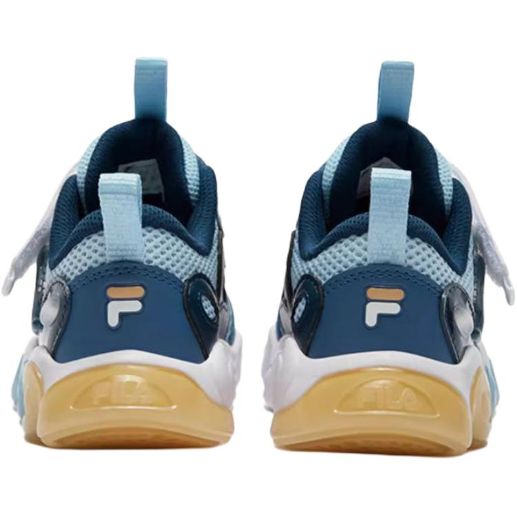 FILA KIDS Детские кроссовки с низким верхом, устойчивые к скольжению, синие, для детей от 3 до 7 лет — фото 4