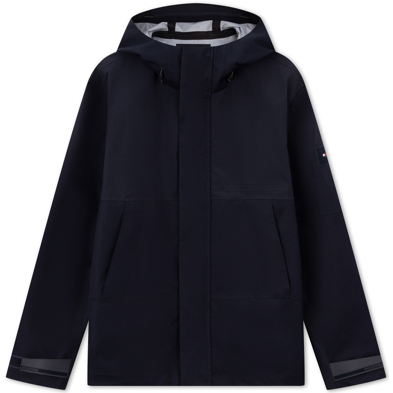 

Tommy Hilfiger Ветровка мужская непромокаемая и непродуваемая темно-синяя, Navy Blue DW5