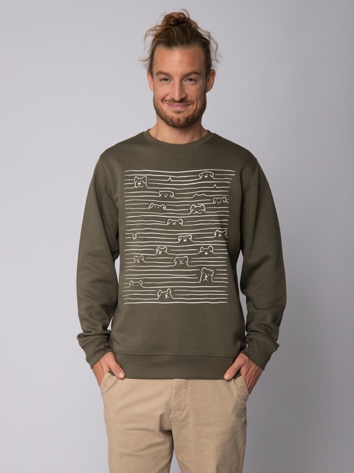 

Толстовка wat Apparel Doodle Dogs, хаки