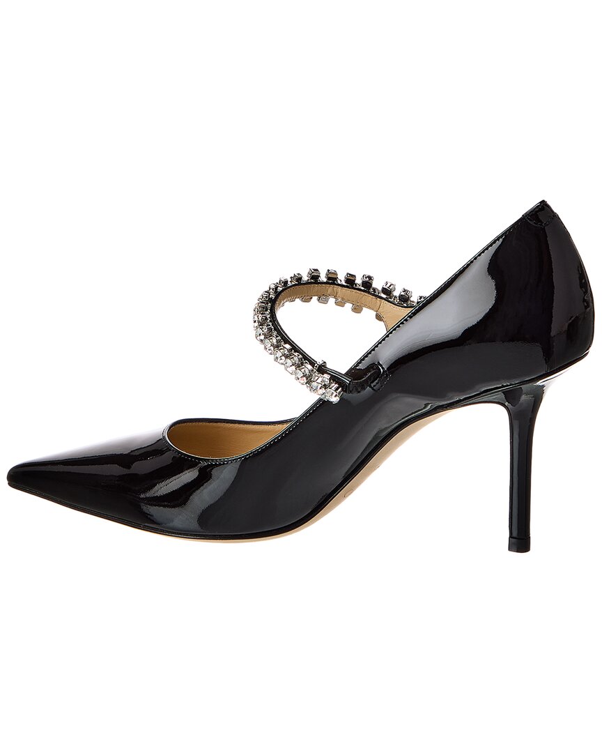 Jimmy Choo Bing 85 Patent Pump, черный — фото 2