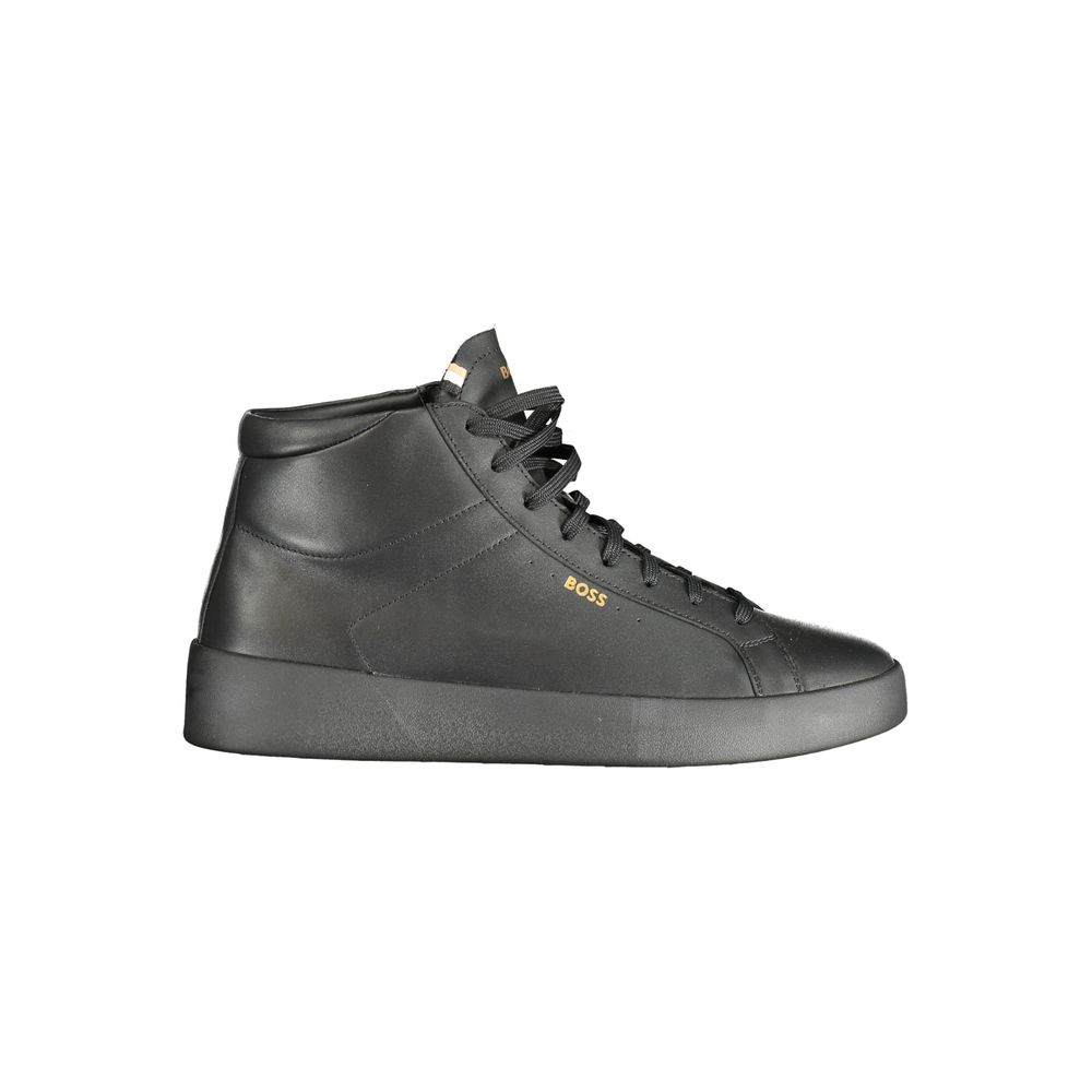 

Мужские кроссовки Hugo Boss Leather Men, черный