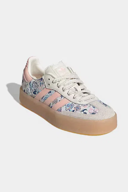Кроссовки детские SAMBAE Adidas Originals, бежевый — фото 2