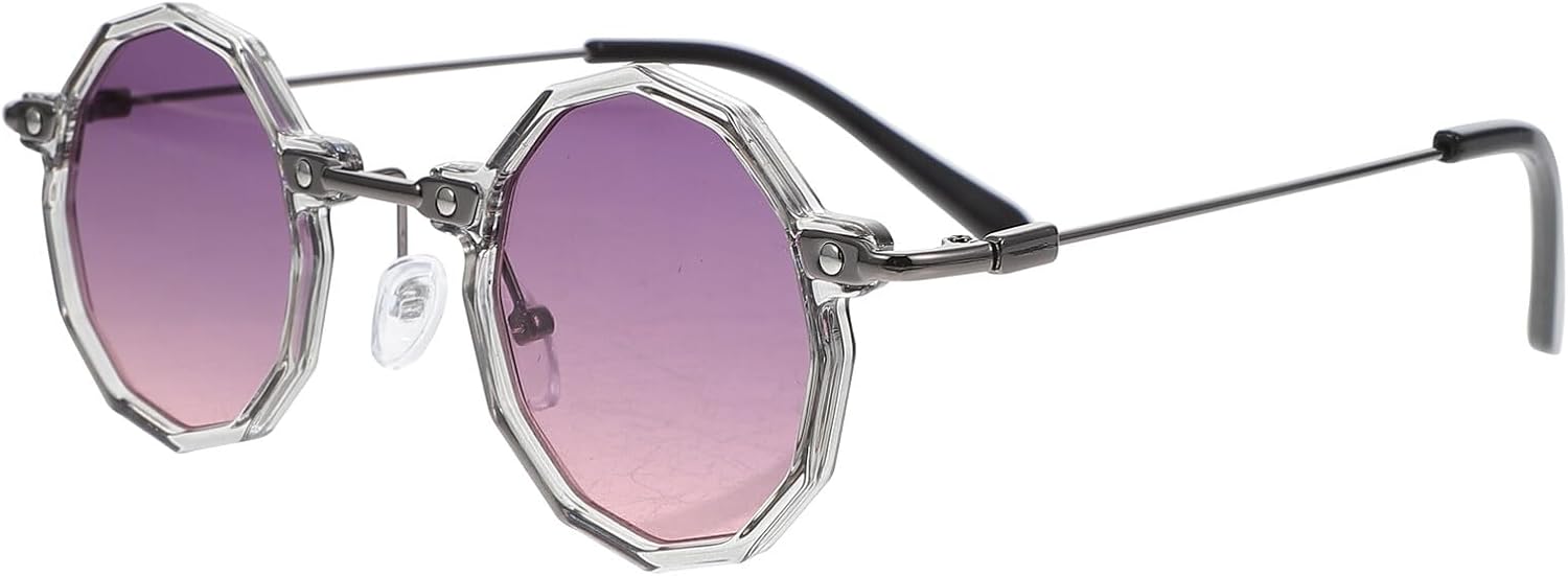 

Солнцезащитные очки Milisten в кружевной оправе для женщин и мужчин, винтажные декоративные очки с серой оправой и фиолетово-серыми линзами, модные очки для пляжной вечеринки, Purple