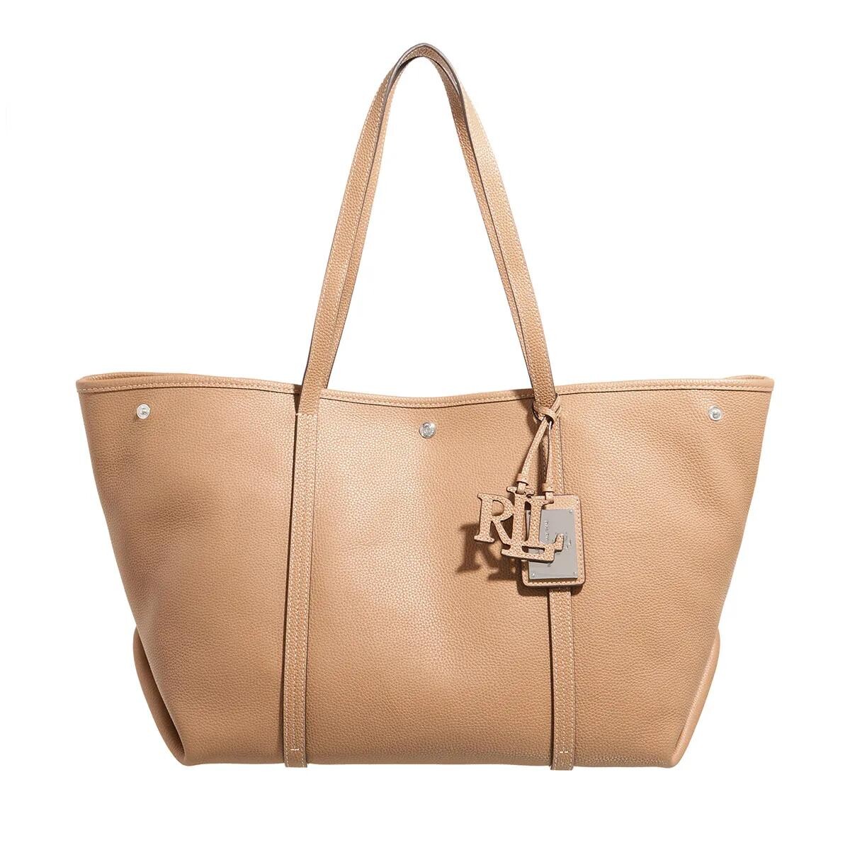 

Большая сумка тоут emerie Lauren Ralph Lauren, коричневый