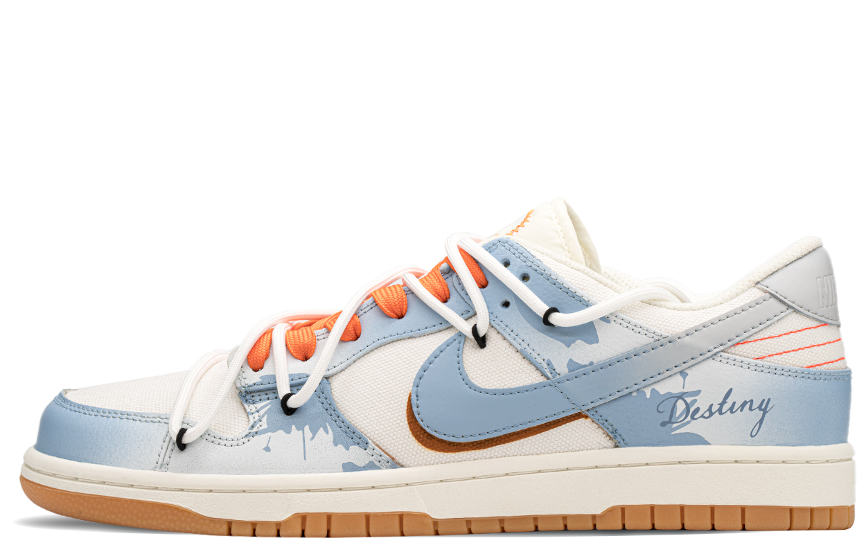 

Кроссовки Nike Dunk Skateboarding Shoes Unisex Low-top Orange/blue, голубой, Синий, Кроссовки Nike Dunk Skateboarding Shoes Unisex Low-top Orange/blue, голубой