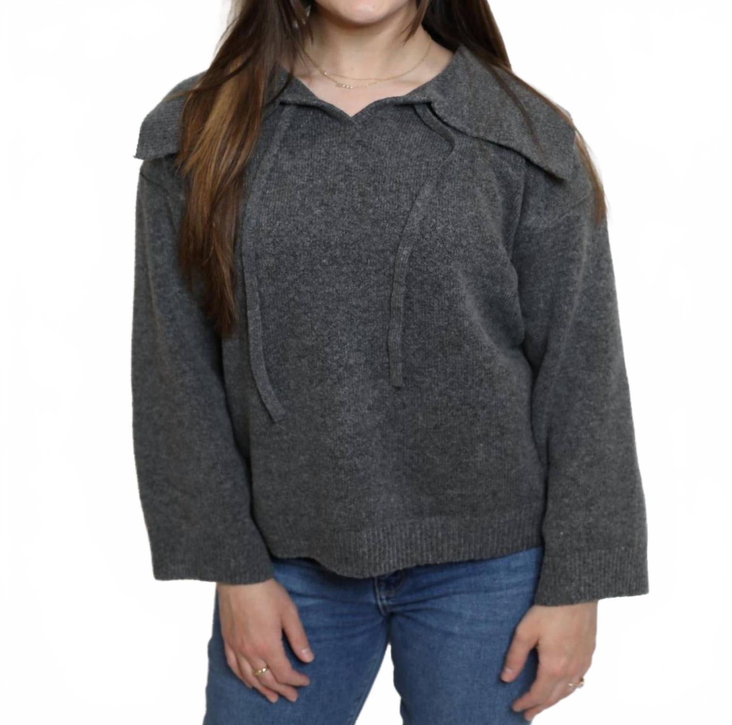 

Свитер на выходные в темно-сером SUNDAYUP, темно-серый