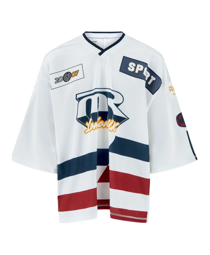 

Хоккейная футболка большого размера Martine Rose, белый