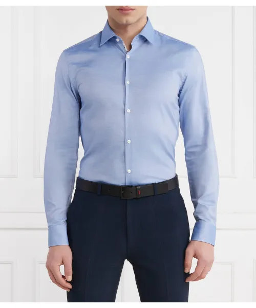 

Рубашка Koey Slim fit Hugo, синий