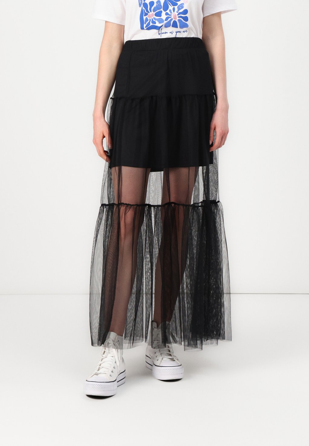 

Юбка макси ONLTULLA LONG SKIRT BOX ONLY, черный