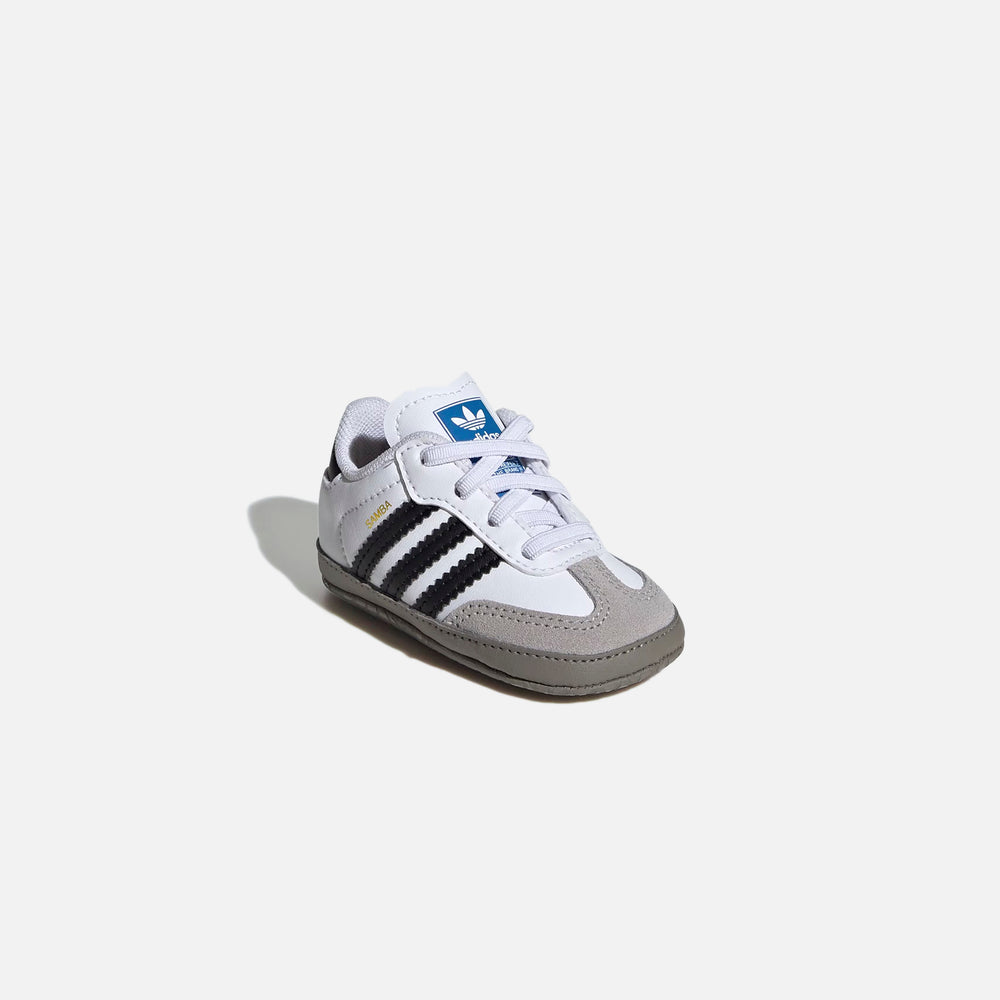 Кроссовки adidas Samba Crib, цвет Cloud White/Core Black/Clear Granite — фото 3