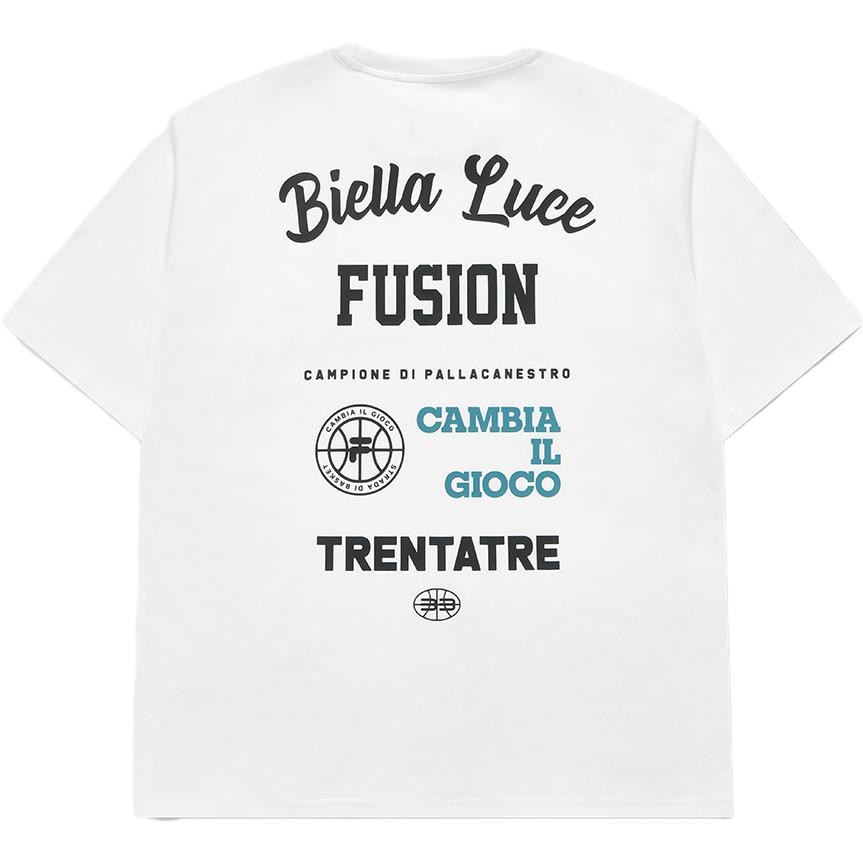 

FILA FUSION Футболка с втачными рукавами, мужская, стандартная, белая