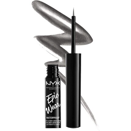 

Epic Wear Водонепроницаемая металлическая жидкая подводка Gun Metal, Nyx Professional Makeup