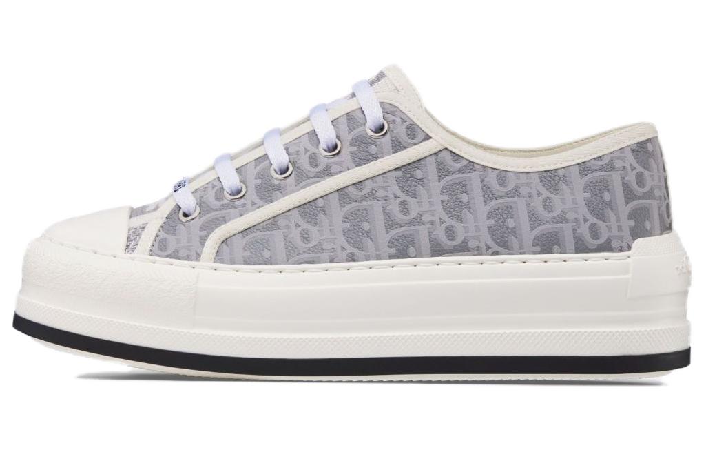 Прогулочные кроссовки Walk'n'Dior Low Top женские черно-белые