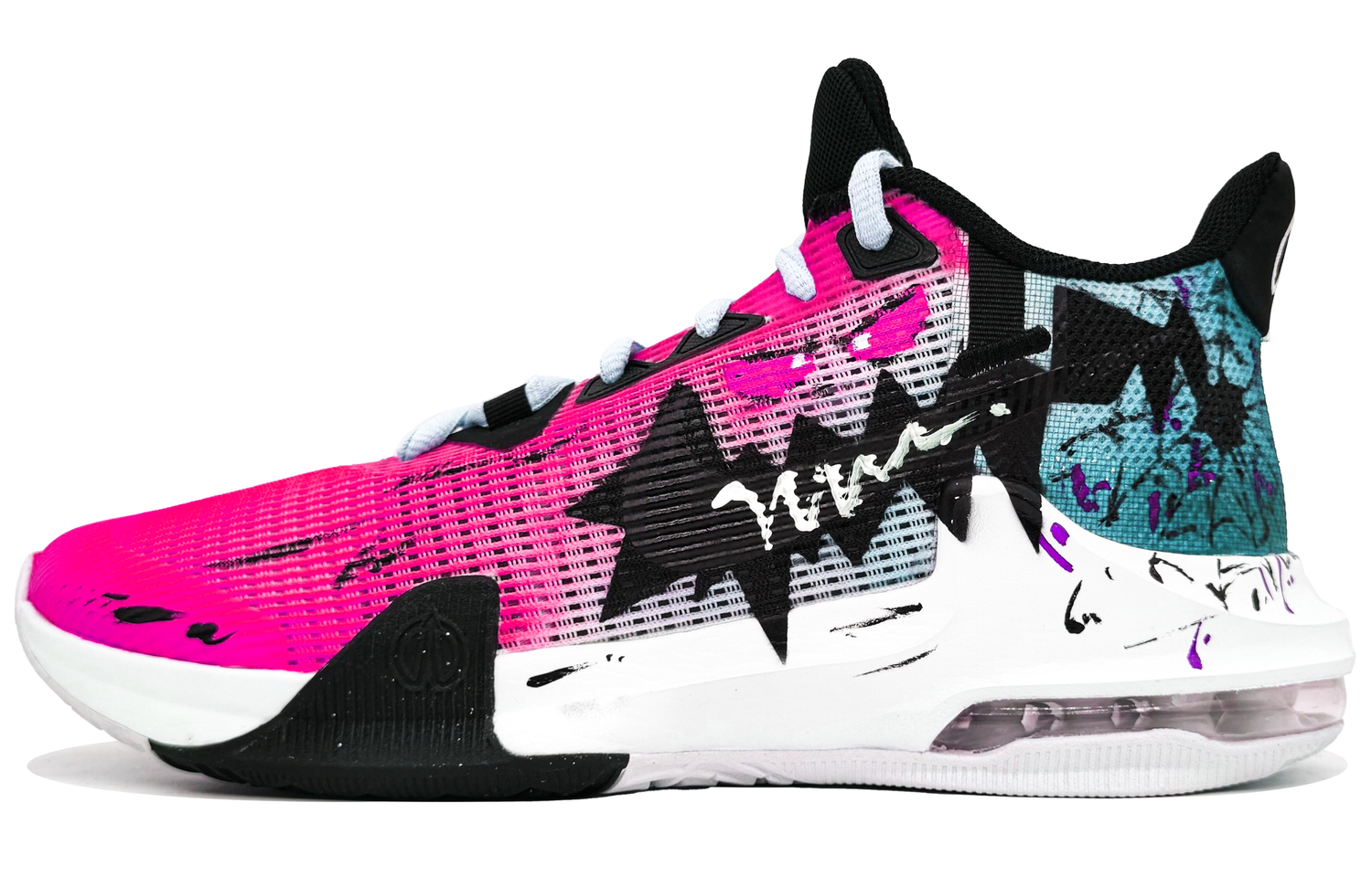 

Nike Air Max Impact 3 противоскользящие износостойкие низкие баскетбольные кроссовки мужские туманно-розовые розово-голубые, цвет Pink Blue