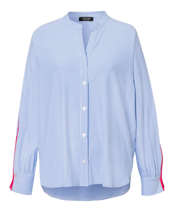 

Повседневная блузка с контрастными полосками Tuzzi, синий