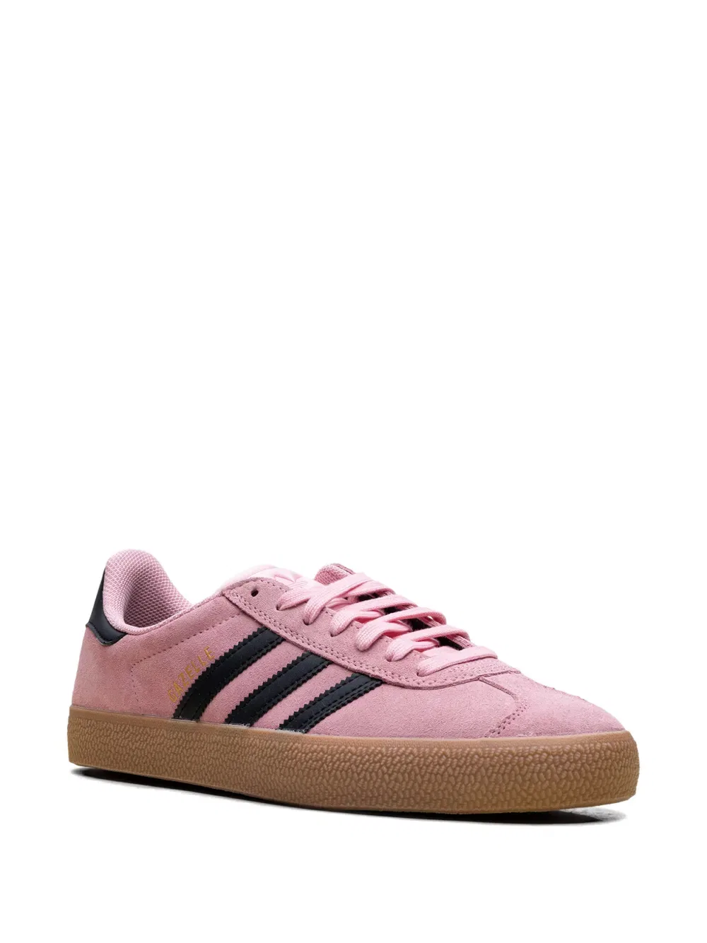 Кроссовки Gazelle adv в полоску Adidas, розовый — фото 2