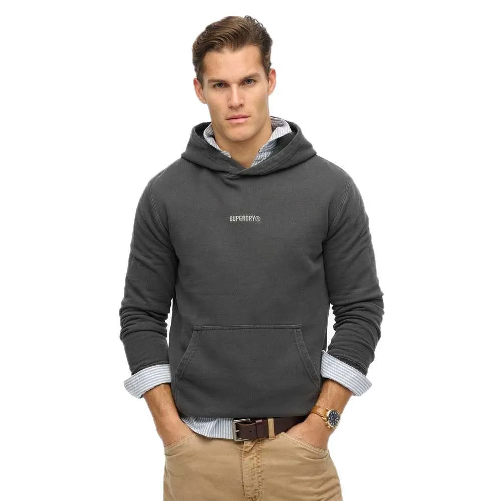 

Худи Superdry Micro Logo, серый