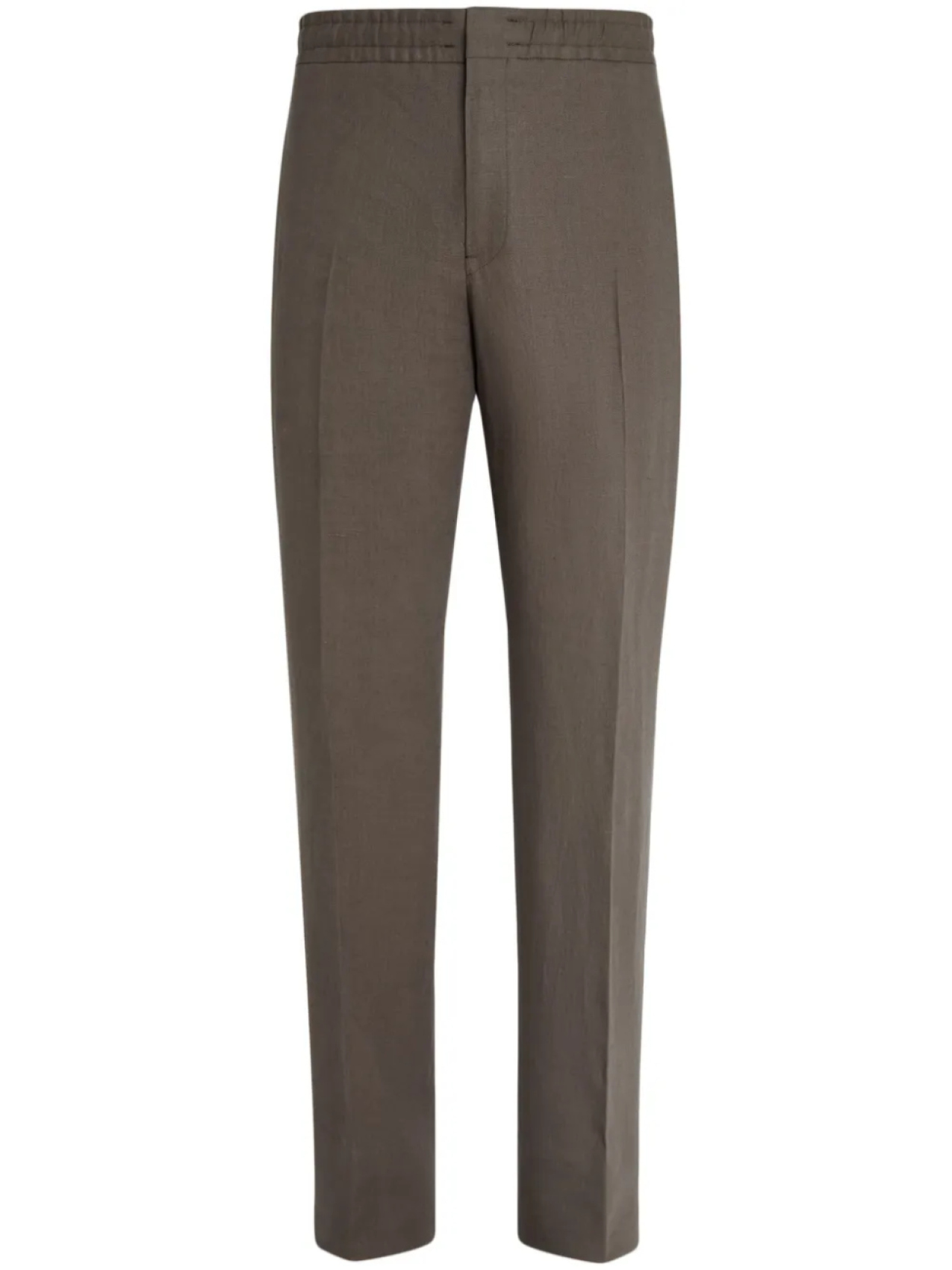 

Льняные брюки Zegna, коричневый