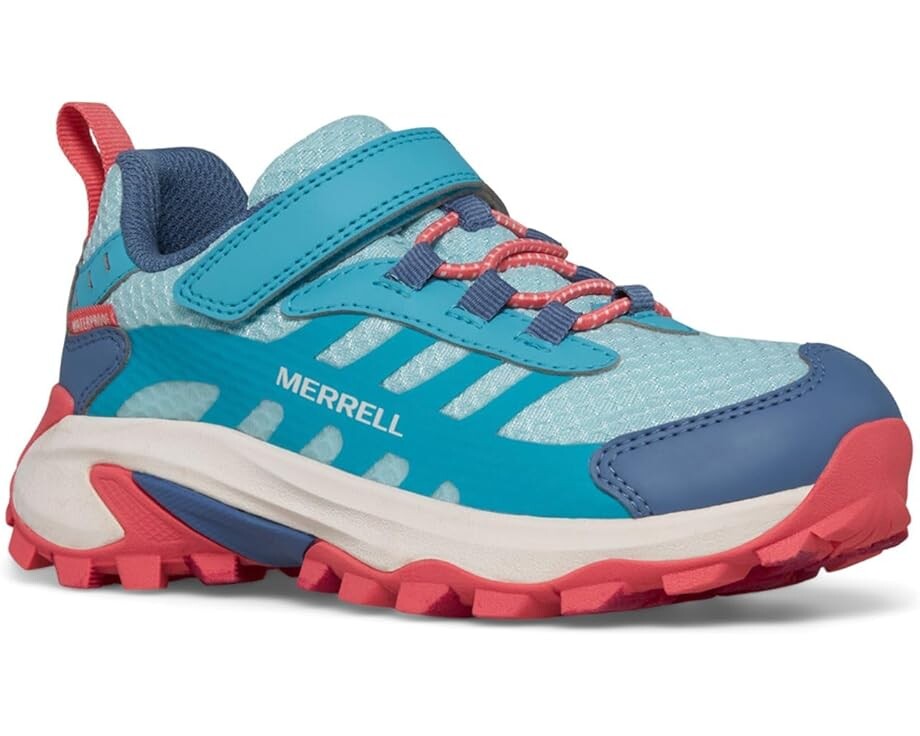 

Кроссовки Merrell Kids Moab Speed 2 Low A/C Waterproof, цвет Turquoise/Coral