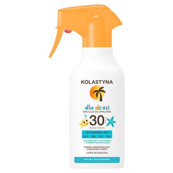 

Солнцезащитный лосьон для детей spf30, 200 мл Kolastyna