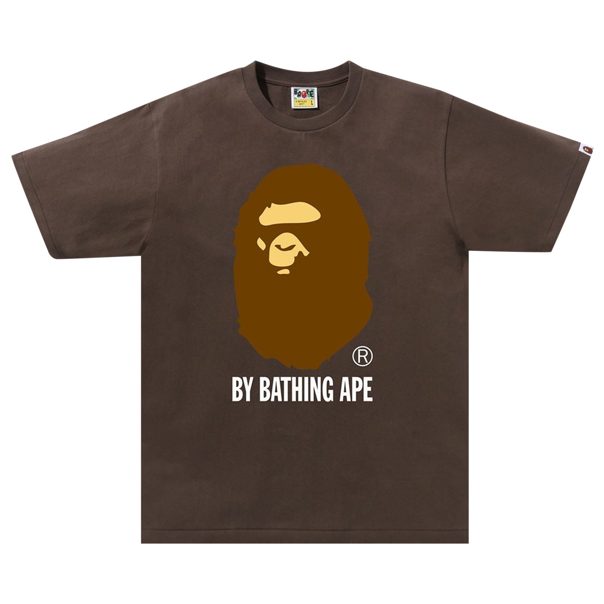 

Футболка BAPE By Bathing Ape, коричневая, Коричневый, Футболка BAPE By Bathing Ape, коричневая